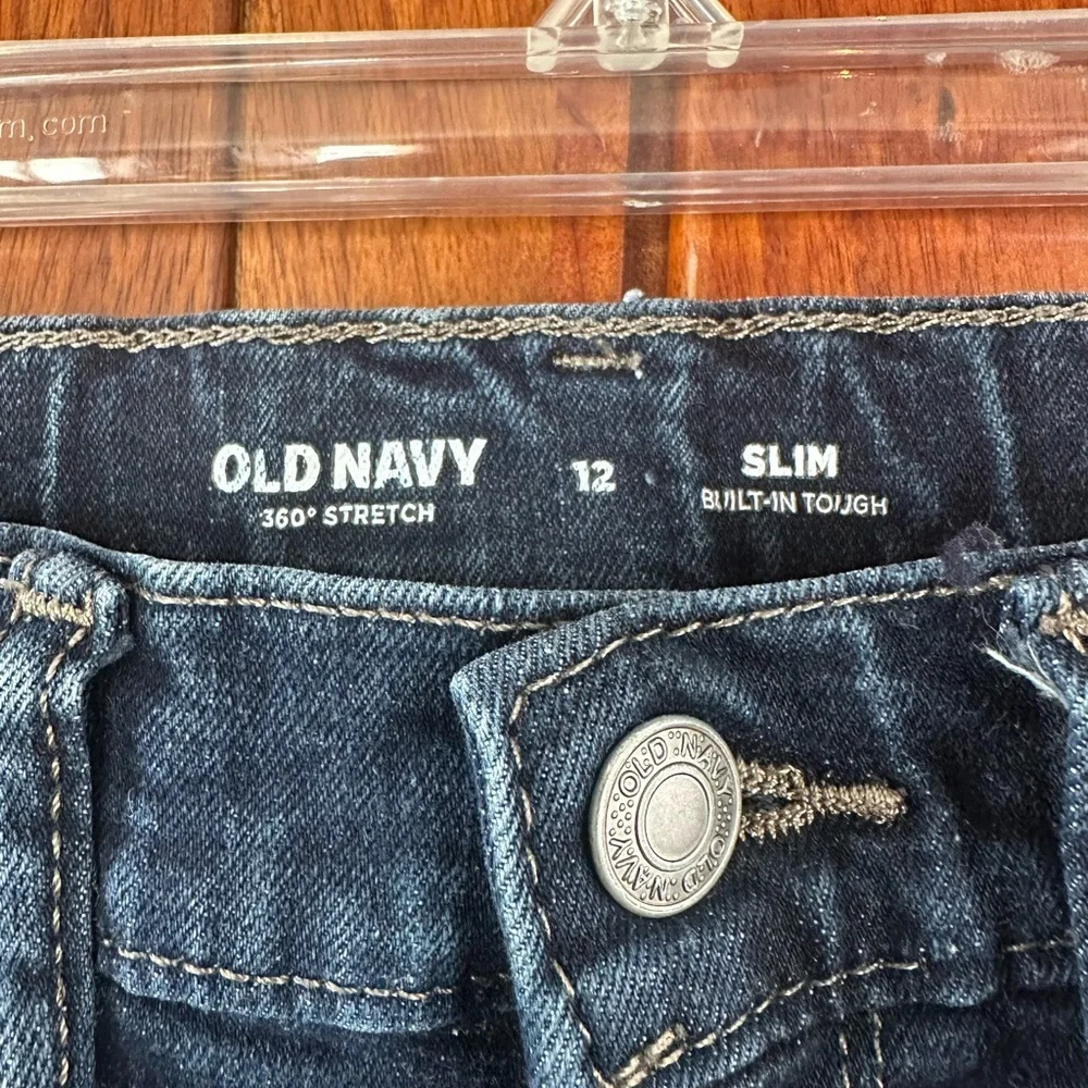 Old Navy Dark Blue Straight Jeans